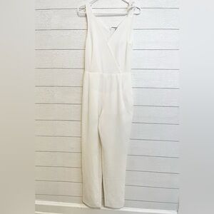 Caara White Polyester Jumpsuit Women Size Small, NWT, No Belt